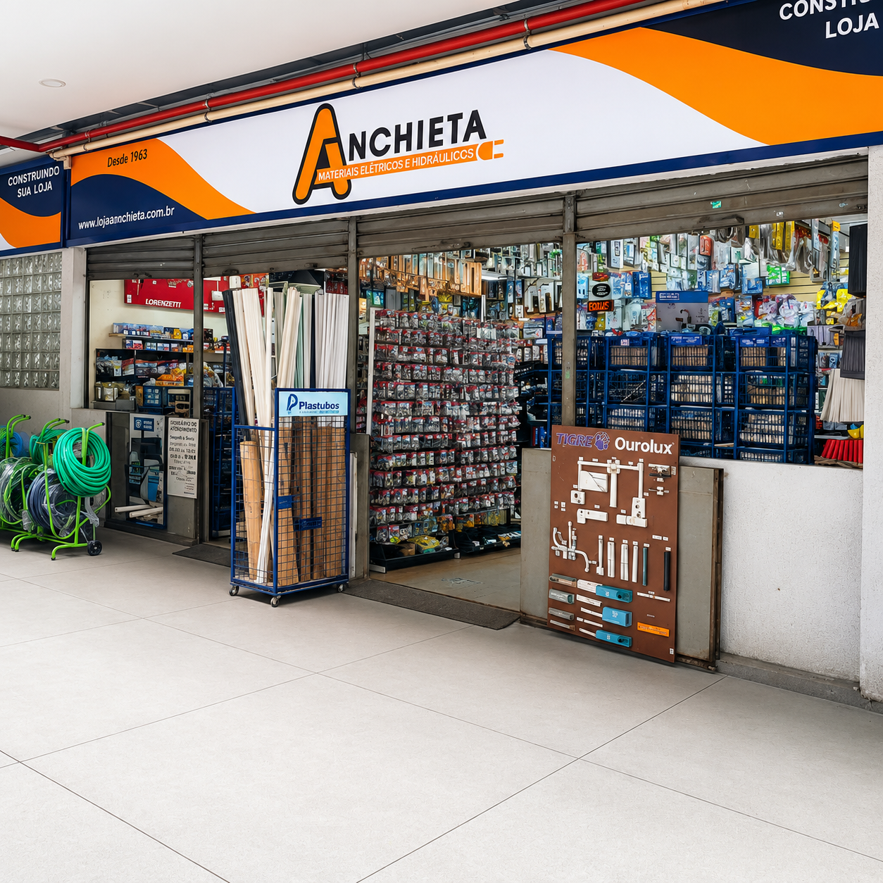 Interior da loja Anchieta em São Bernardo do Campo